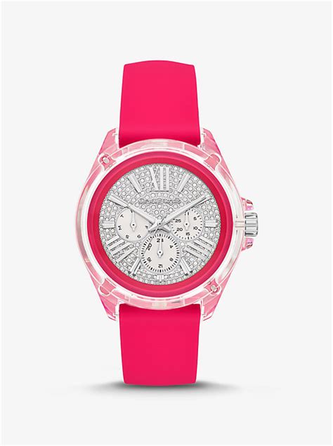 serting michael kors wren pavé neon watch|michael kors manual.